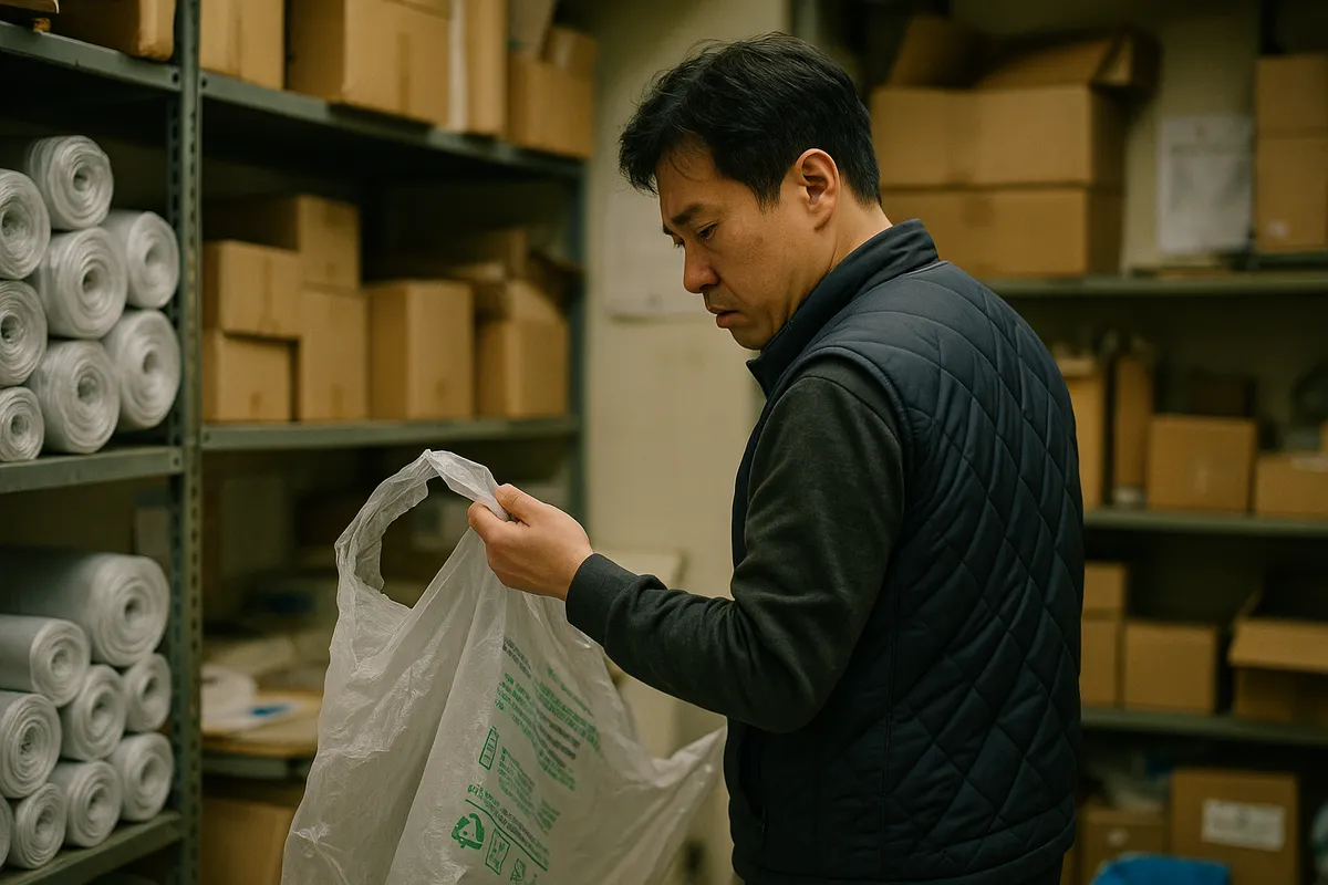 분리수거 롤봉투 HDPE LDPE 재질 차이
